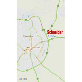 Schneider Veszprém Tesco térkép
